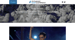 Desktop Screenshot of dynamic-ear.com